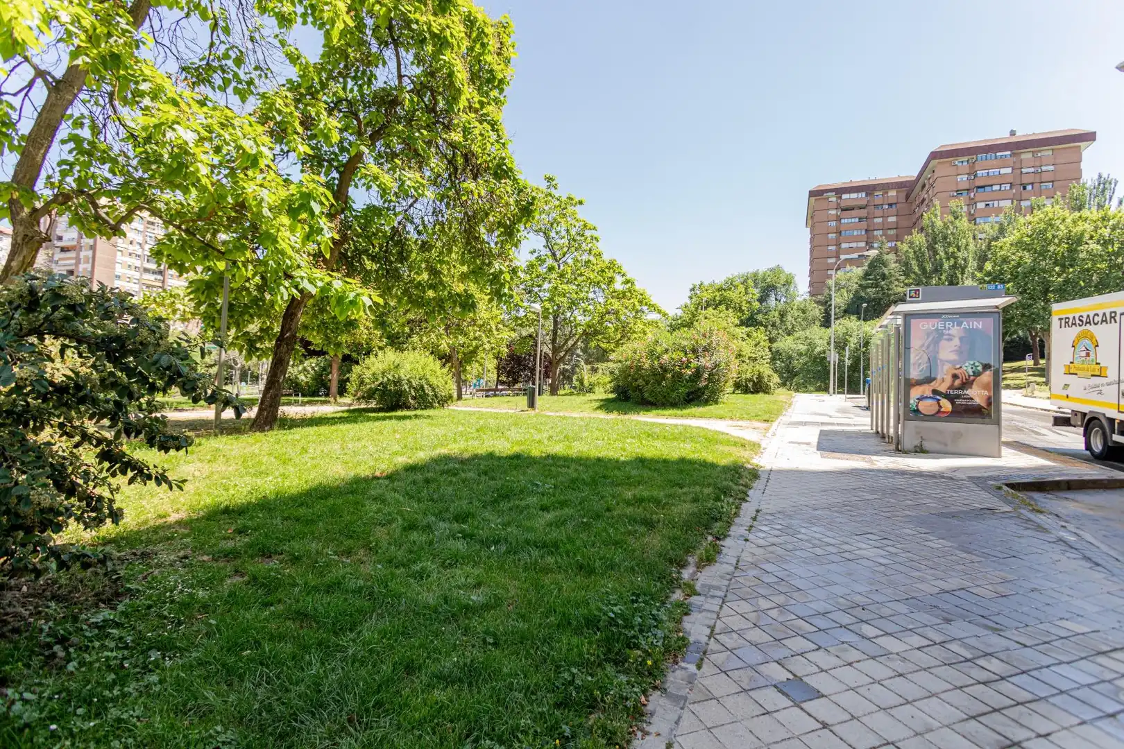 Garden of Flat for sale in Madrid  with Heating, Parquet flooring and Community pool