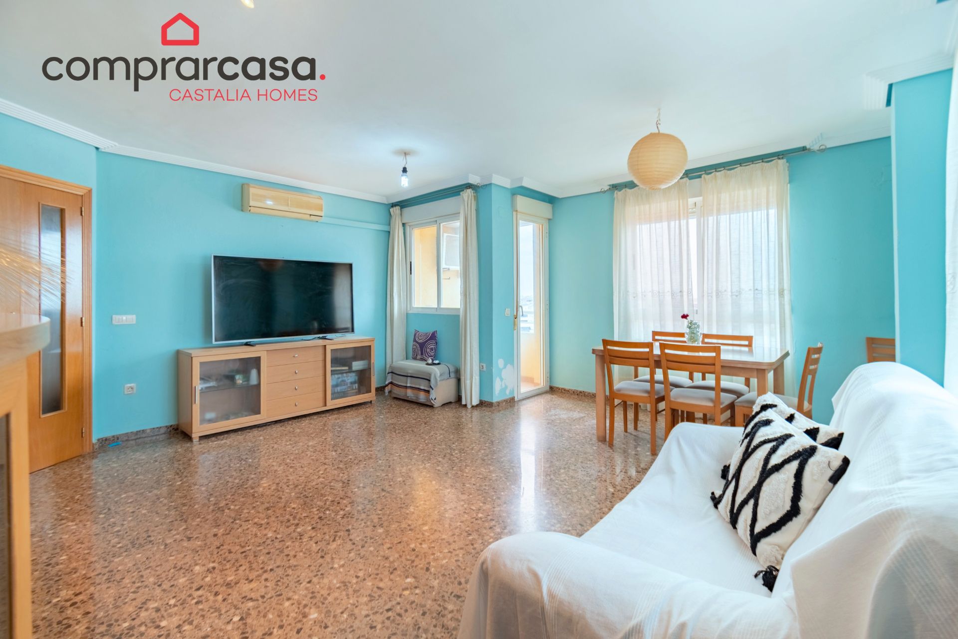 Bedroom of Flat for sale in Castellón de la Plana / Castelló de la Plana  with Air Conditioner, Terrace and Storage room