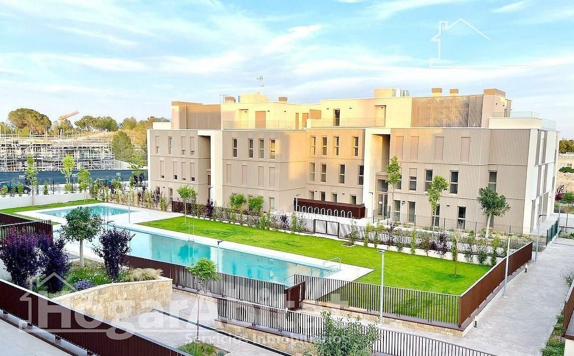 Exterior view of Flat for sale in Godella  with Air Conditioner, Private garden and Terrace