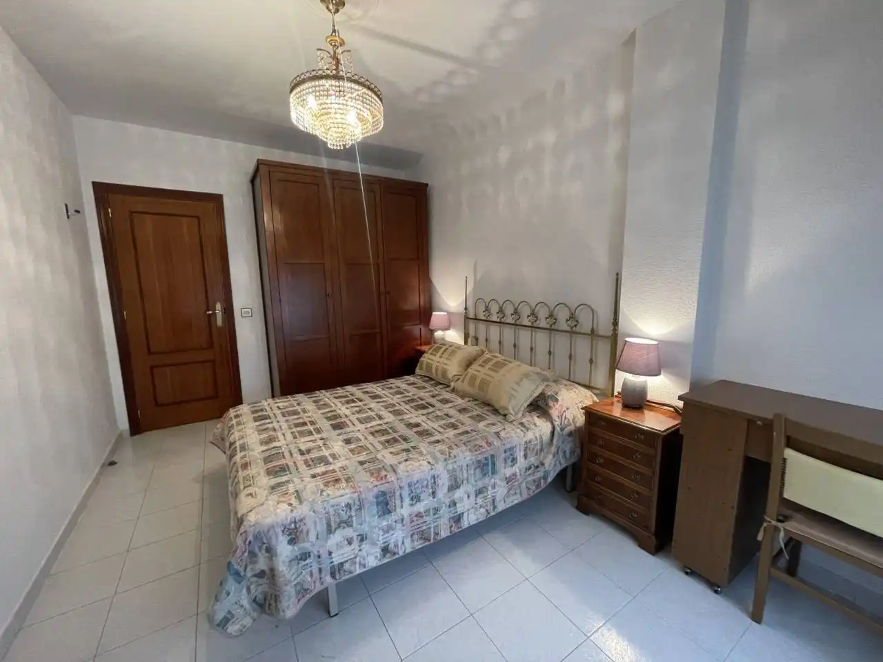 Bedroom of Flat for rent in Toledo  with Air Conditioner, Heating and Parquet flooring