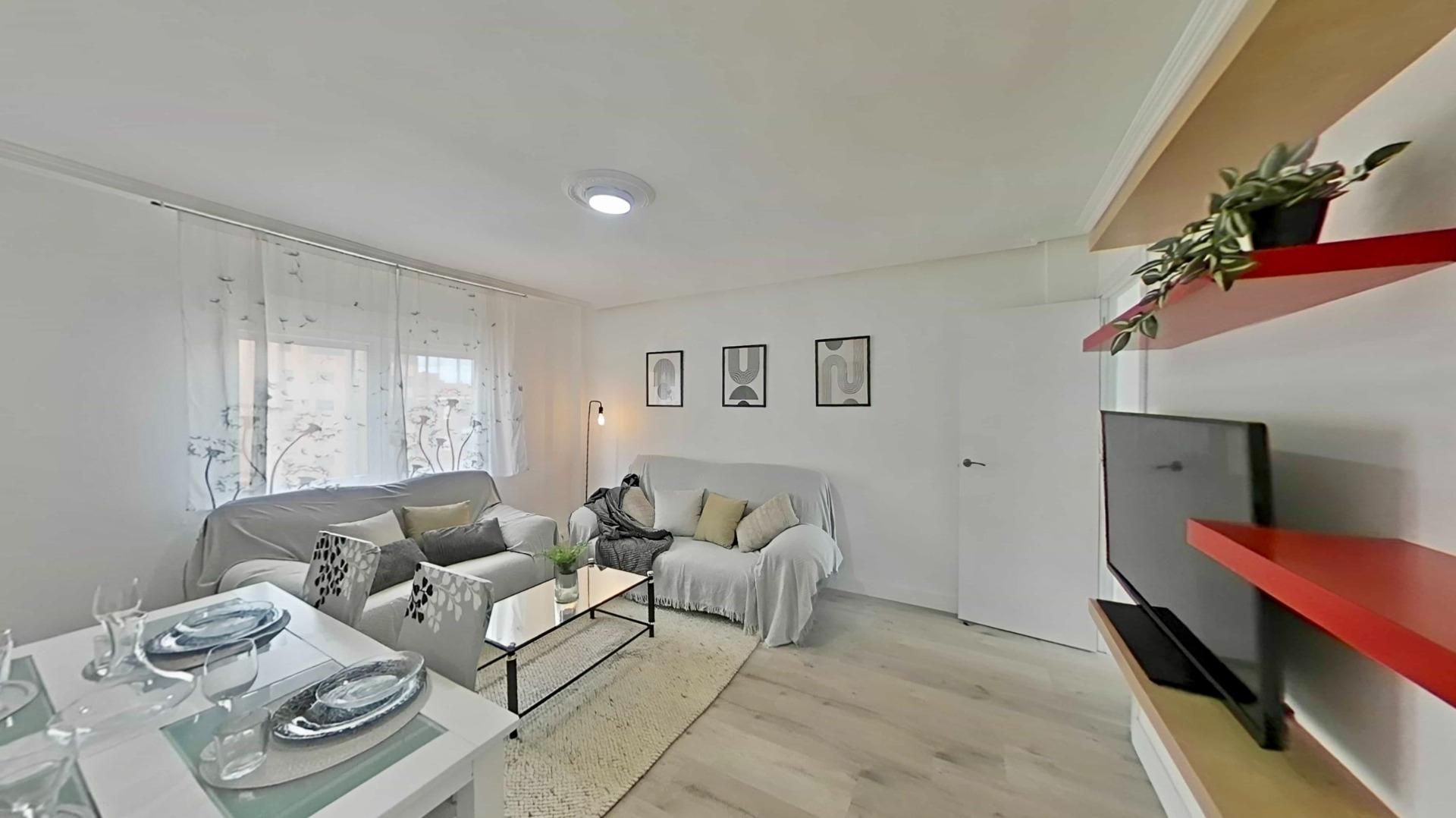 Living room of Flat for sale in Zamora Capital   with Heating, Terrace and Storage room