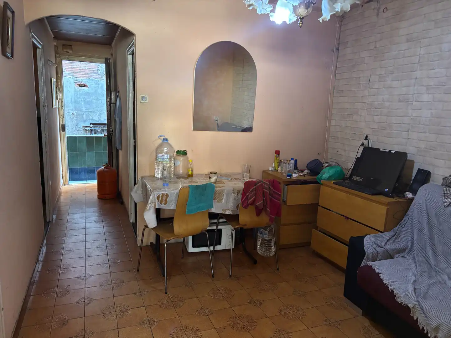 Esszimmer von Wohnung zum Verkauf in Badalona mit Ofen