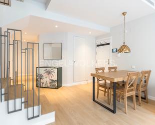 Dining room of Apartment to rent in  Barcelona Capital  with Air Conditioner, Heating and Private garden