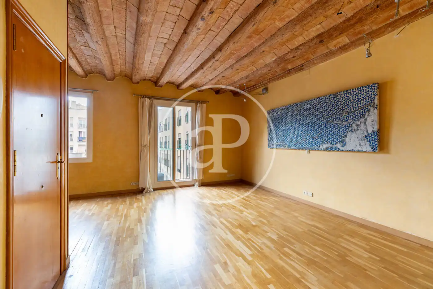 Sala d'estar de Pis en venda en Barcelona amb Calefacció i Balcó