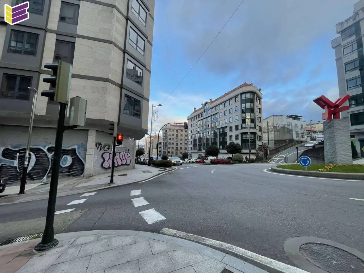 Vista exterior de Local en venda en Vigo 