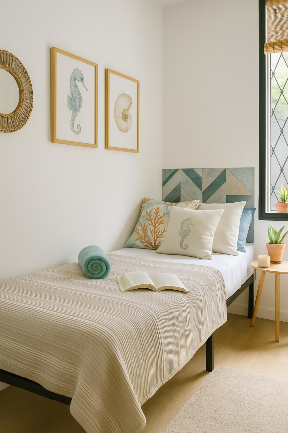 Dormitori de Apartament per a compartir en La Roca del Vallès amb Calefacció, Moblat i Forn