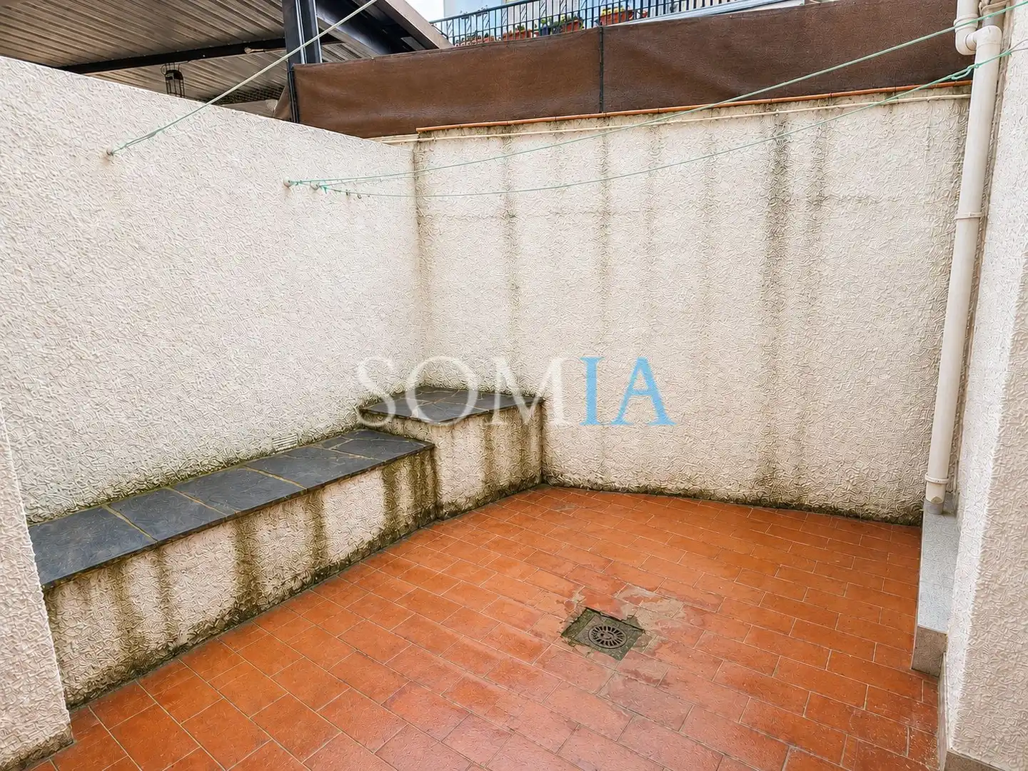 Terraza de Casa adosada en venta en Sant Celoni con Calefacción, Jardín privado y Trastero