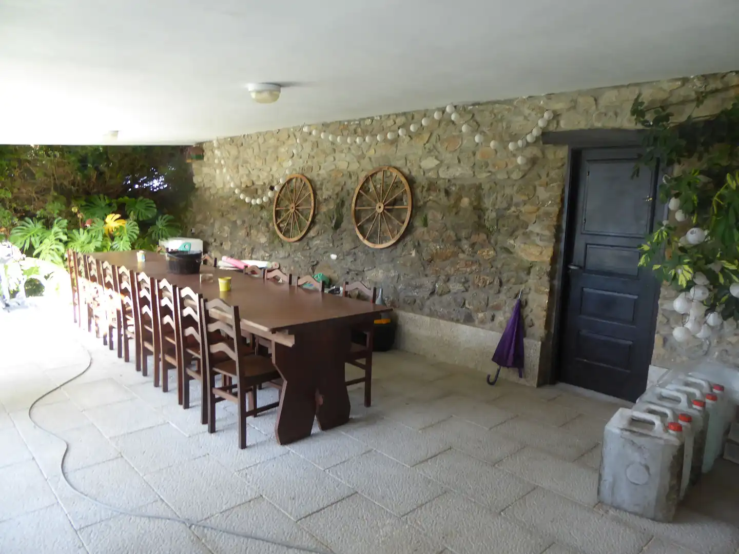 Terrasse von Country house zum Verkauf in Tui mit Klimaanlage, Heizung und Privatgarten