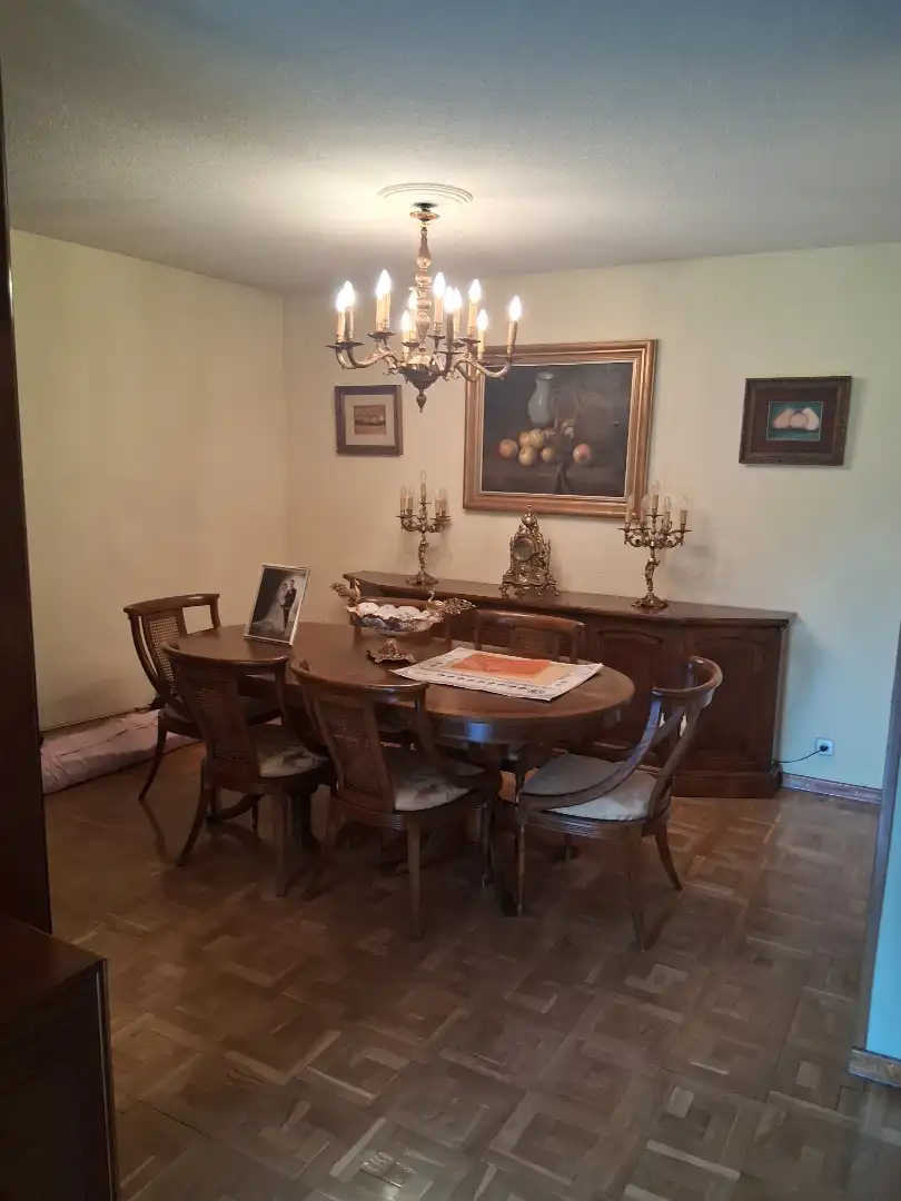 Esszimmer von Wohnung zum Verkauf in Madrid mit Heizung, Parkett und Ofen