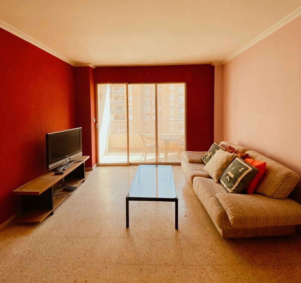 Living room of Flat for sale in  Valencia Capital  with Air Conditioner