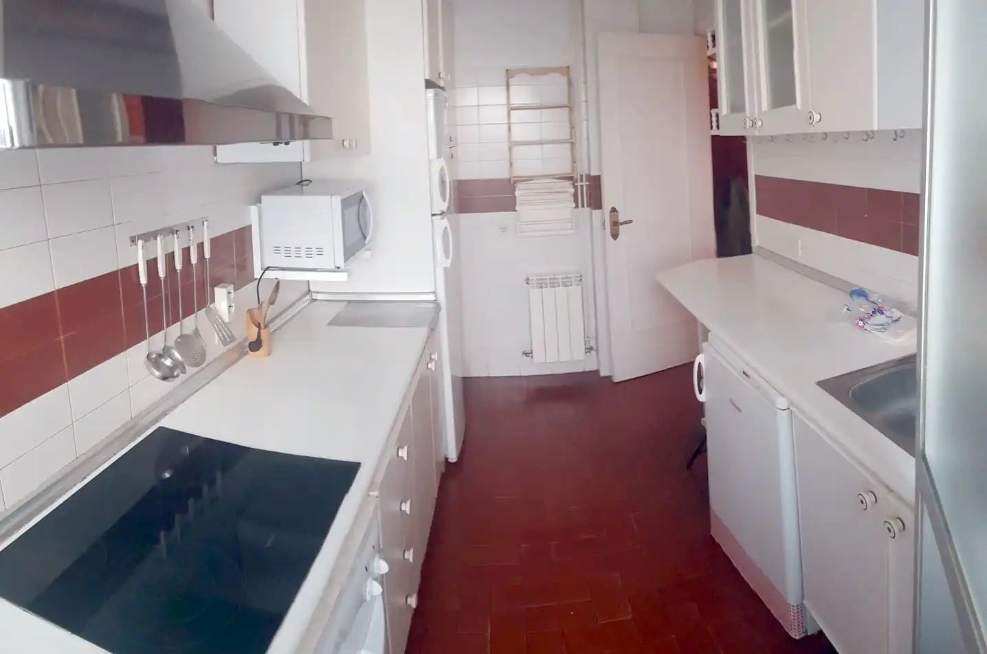 Kitchen of Flat for rent in Cáceres  with Heating, Terrace and Furnished