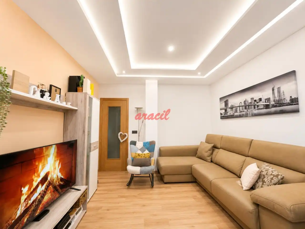 Sala de estar de Piso en venta en Ourense Capital  con Aire acondicionado, Calefacción y Trastero