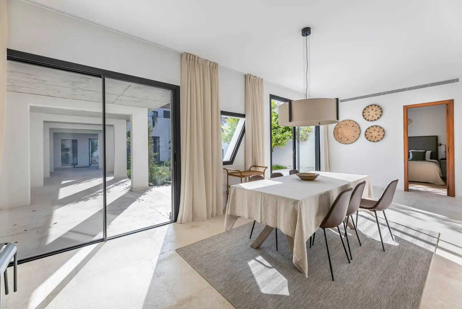 Comedor de Casa adosada en venta en Santa María del Camí con Aire acondicionado, Jardín privado y Terraza