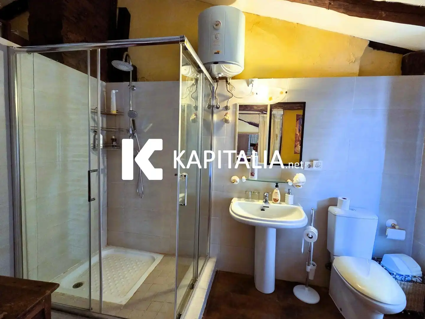 Baño de Finca rústica en venta en Ontinyent con Aire acondicionado, Jardín privado y Balcón