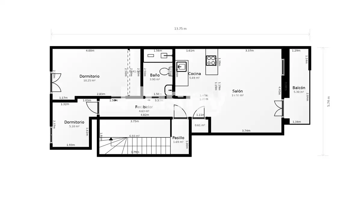 Ático con terraza en venta en Carrer Bruniquer, imagen 35