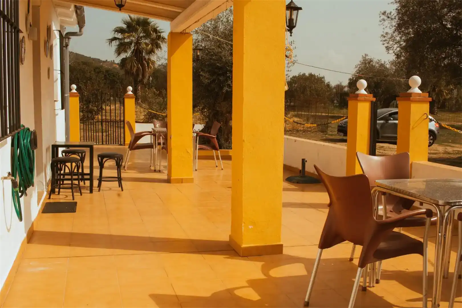 Terrassa de Casa o xalet en venda en Jerez de los Caballeros amb Aire condicionat, Jardí privat i Traster