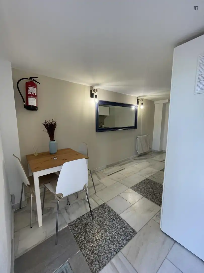 Comedor de Apartamento de alquiler en Madrid con Aire acondicionado, Calefacción y Amueblado