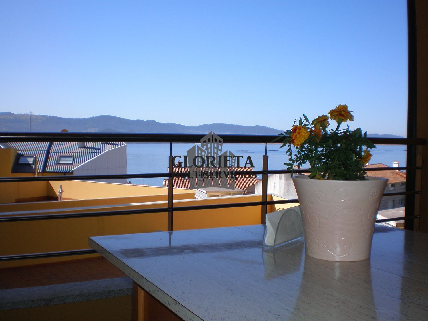 Terrace of Flat for sale in Poio  with Terrace, Storage room and Swimming Pool