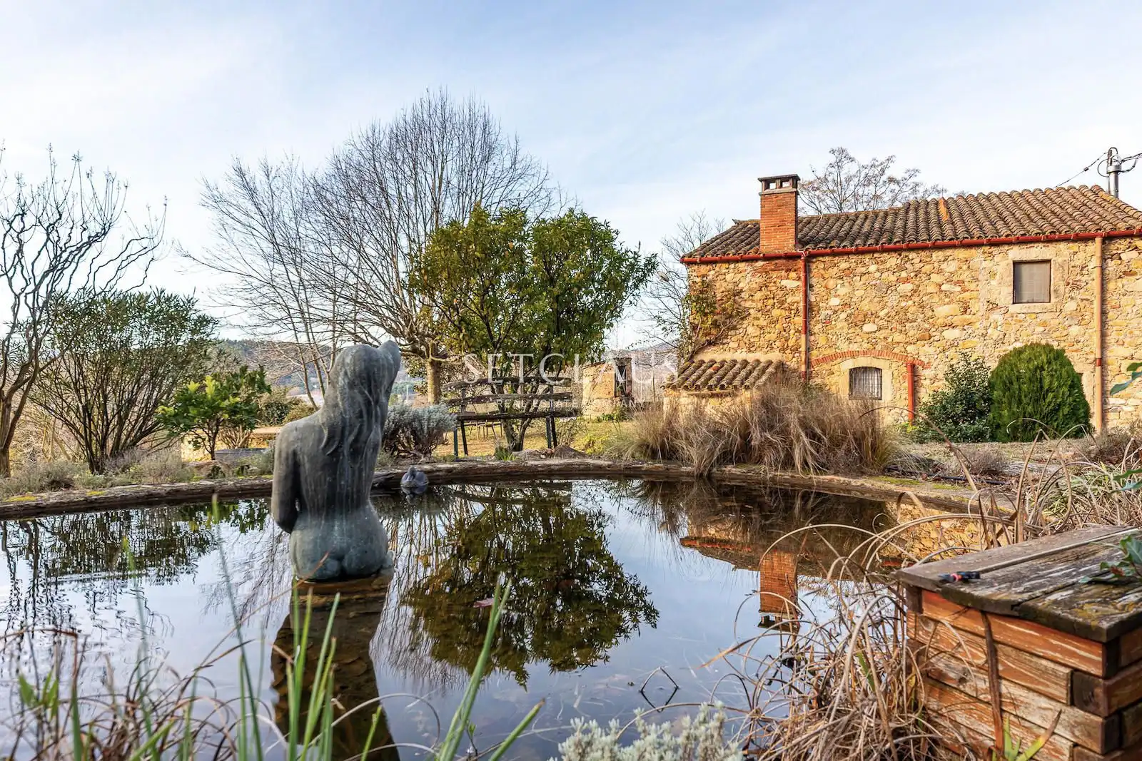 Jardí de Finca rústica en venda en Sant Feliu de Buixalleu amb Aire condicionat, Calefacció i Terrassa