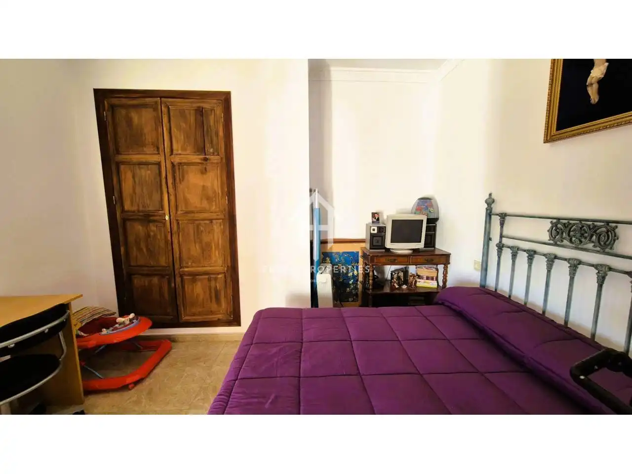 Dormitori de Casa o xalet en venda en Algarinejo amb Jardí privat, Terrassa i Moblat