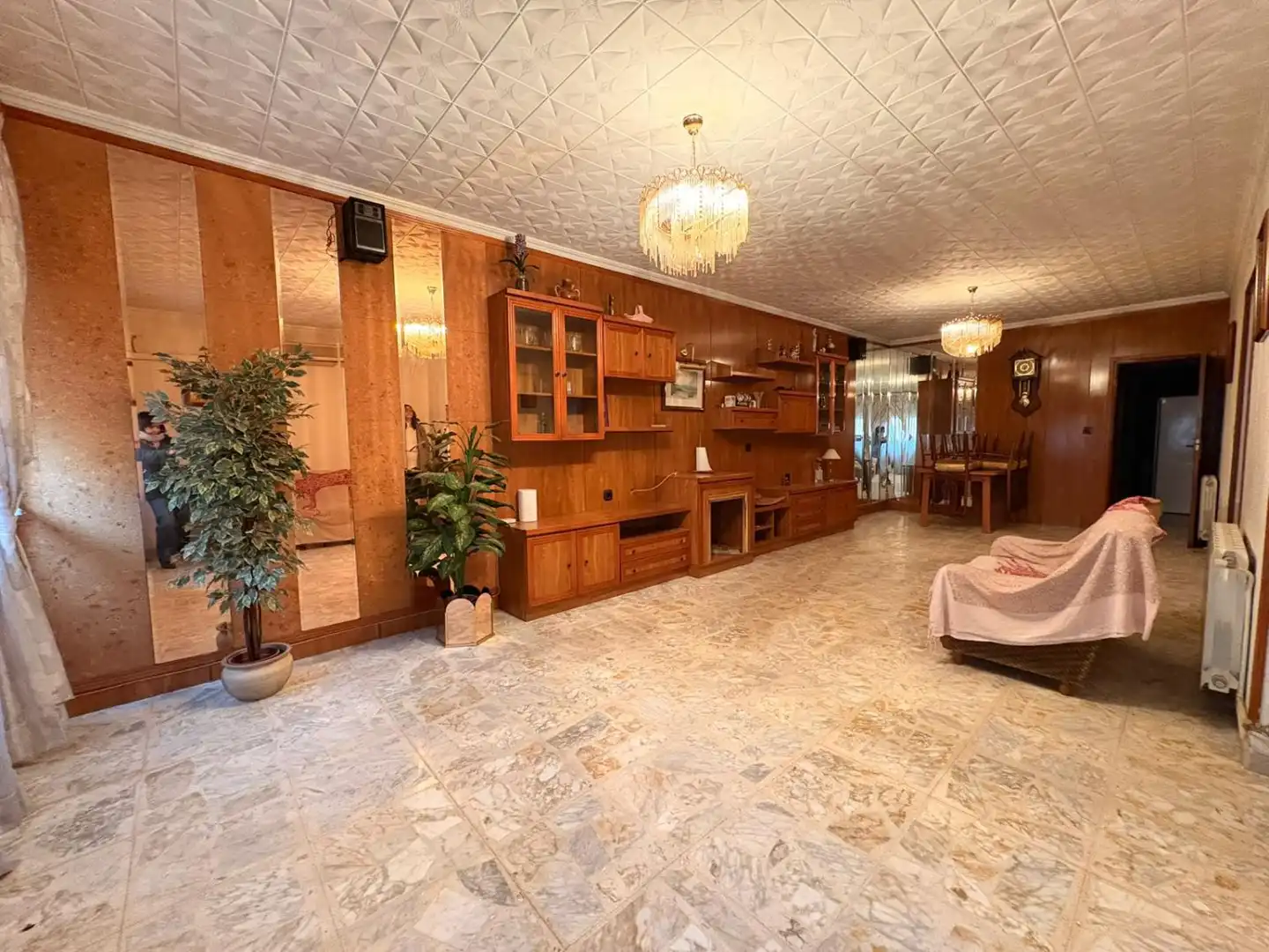 Sala de estar de Casa o chalet en venta en Manzanares con Calefacción y Terraza