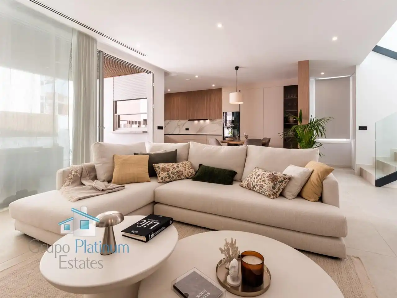 Sala d'estar de Apartament en venda en Pulpí amb Aire condicionat, Terrassa i Traster