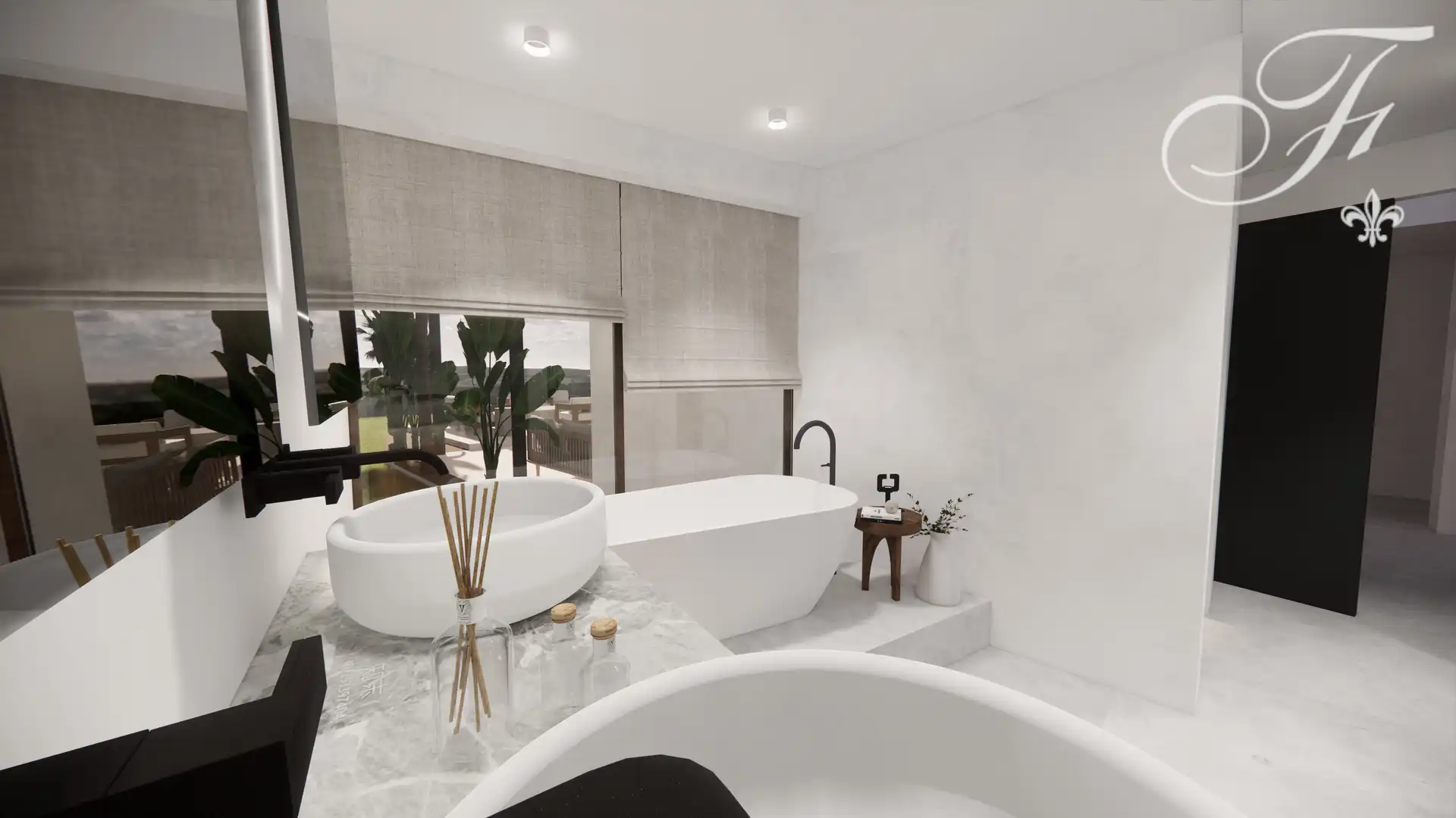 Baño de Casa o chalet de alquiler en Sant Antoni de Portmany con Aire acondicionado, Jardín privado y Terraza