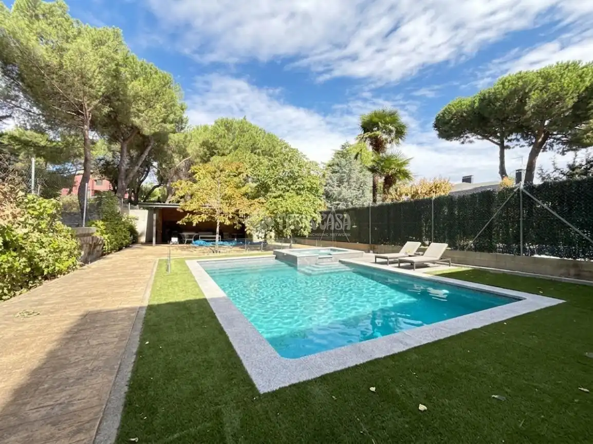 Garden of Detached homes for sale in Galapagar  with Heating, Private garden and Terrace