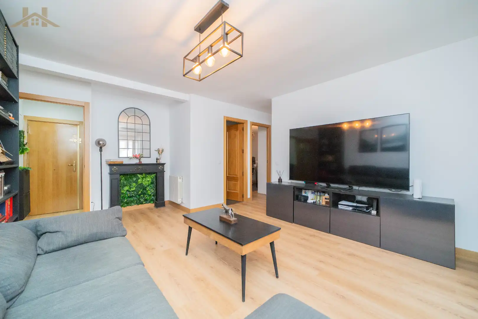 Sala de estar de Piso en venta en Alcorcón con Aire acondicionado, Terraza y Amueblado