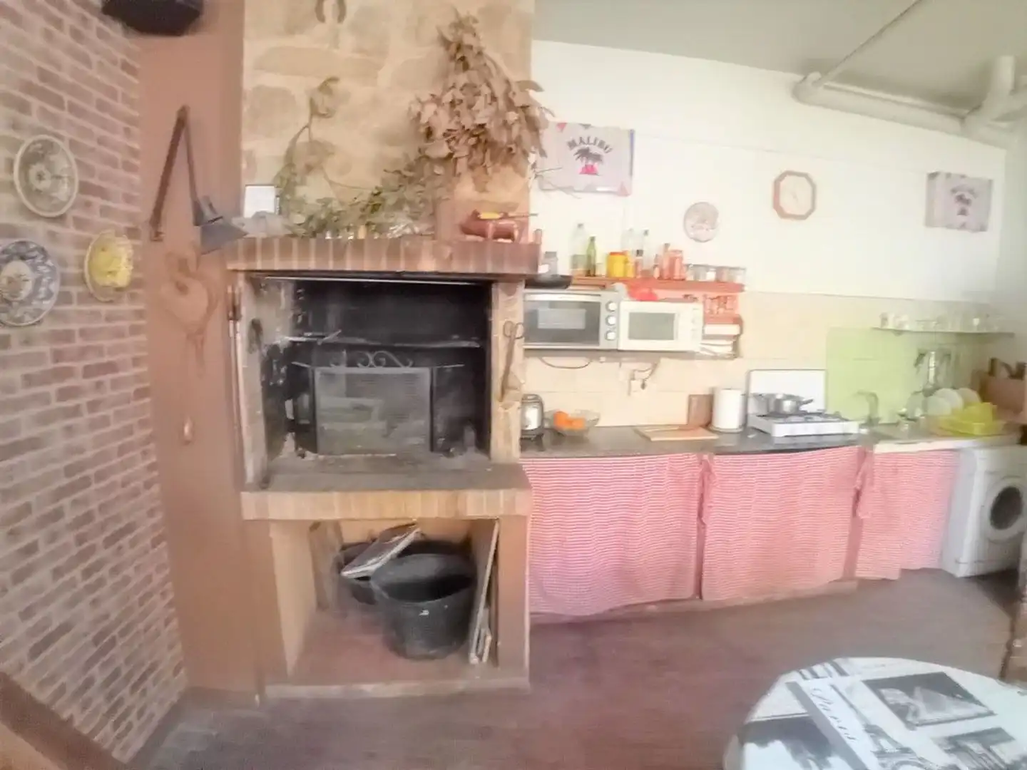 Cuina de Finca rústica en venda en La Pobla del Duc amb Aire condicionat, Calefacció i Terrassa