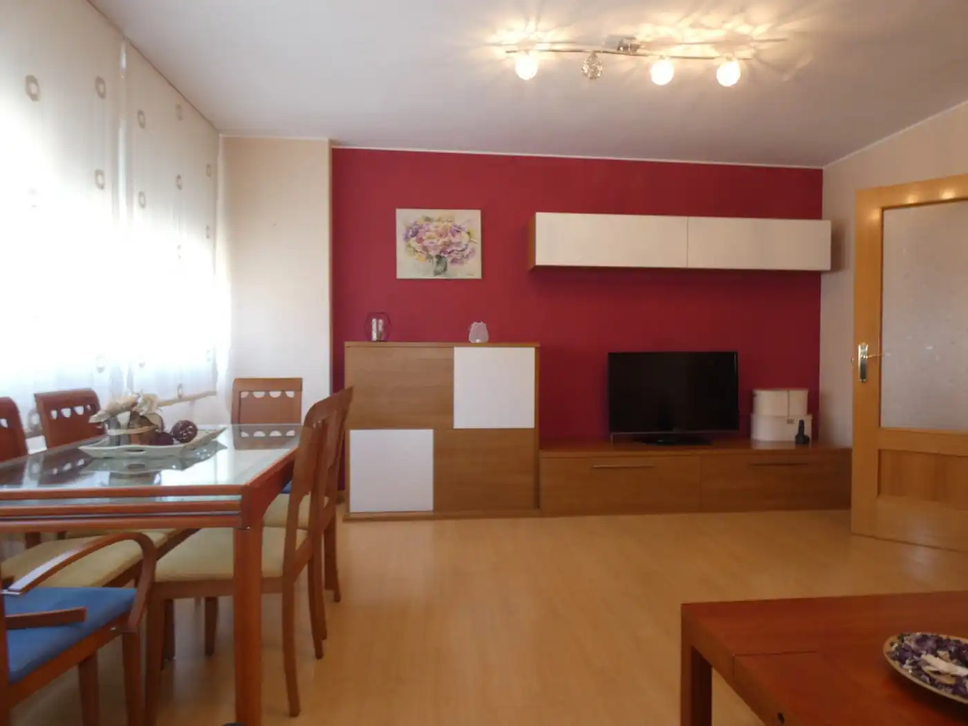 Wohnzimmer von Wohnung zur Miete in Utebo mit Heizung, Terrasse und Abstellraum
