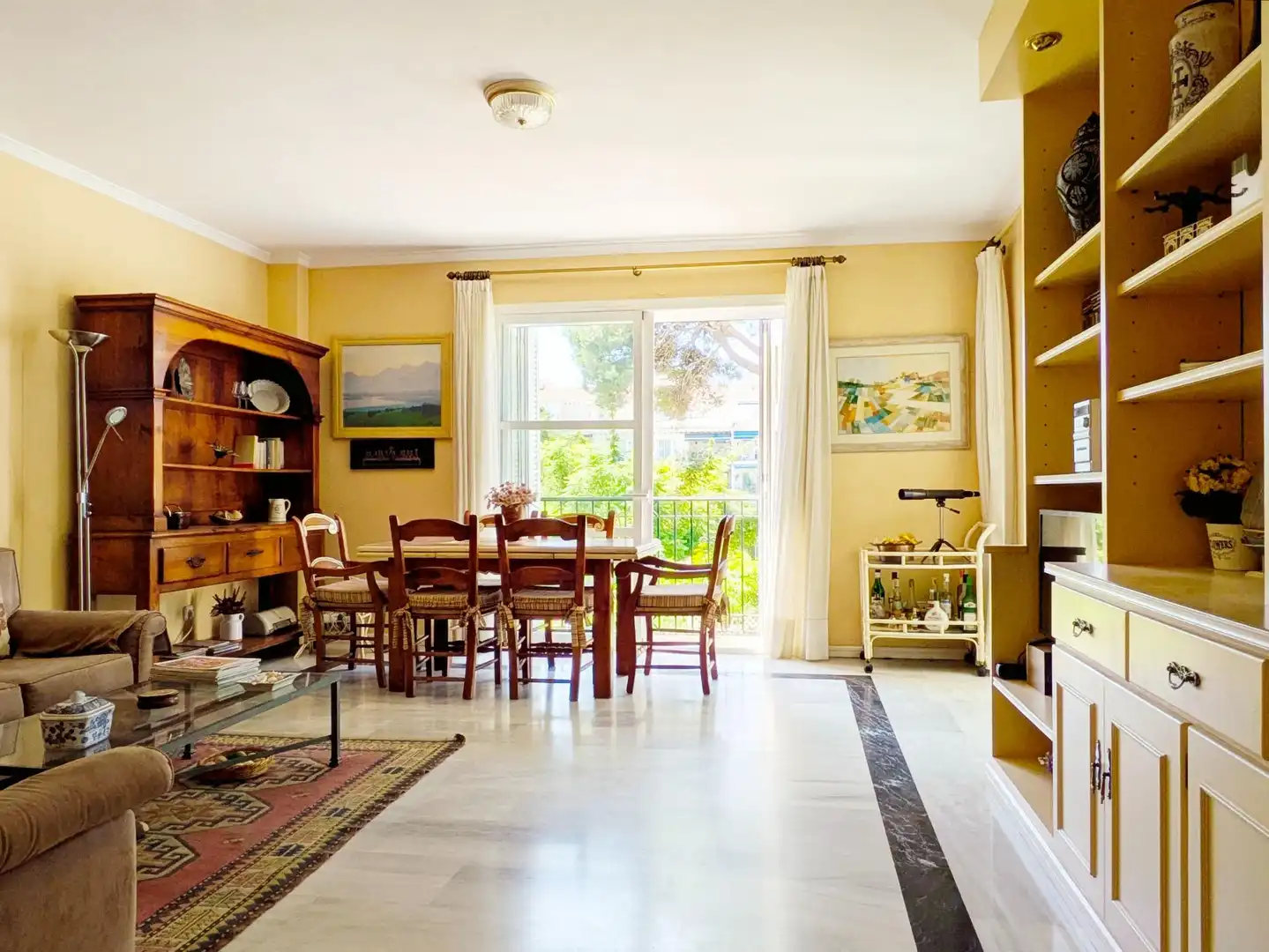 Dining room of Flat for sale in Marbella  with Air Conditioner, Heating and Private garden