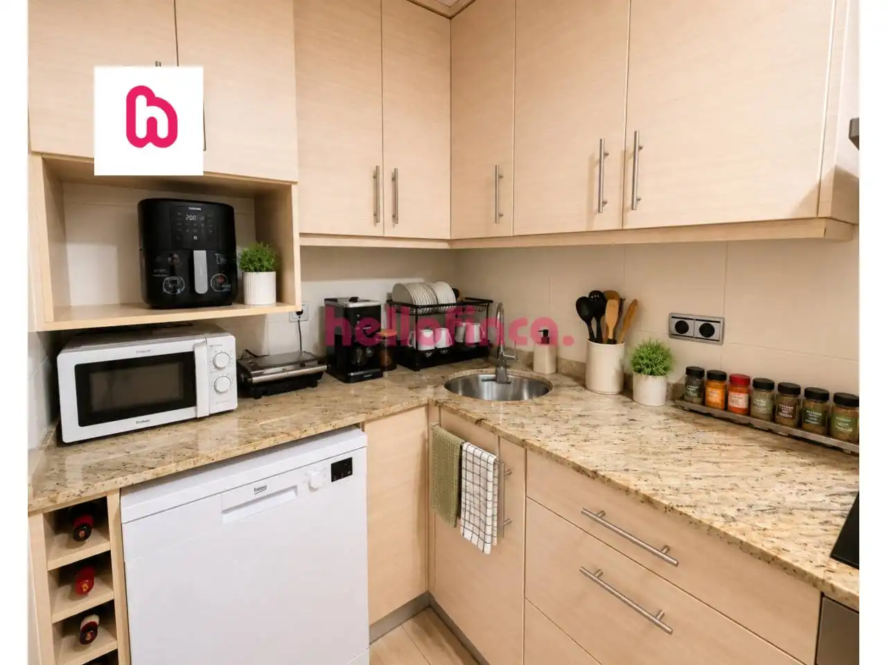 Kitchen of Flat for sale in Ripollet  with Heating, Parquet flooring and Storage room