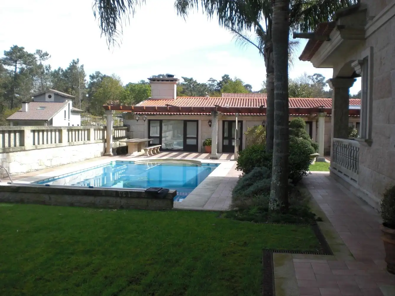 Schwimmbecken von Haus oder Chalet zum Verkauf in Gondomar mit Heizung, Privatgarten und Parkett
