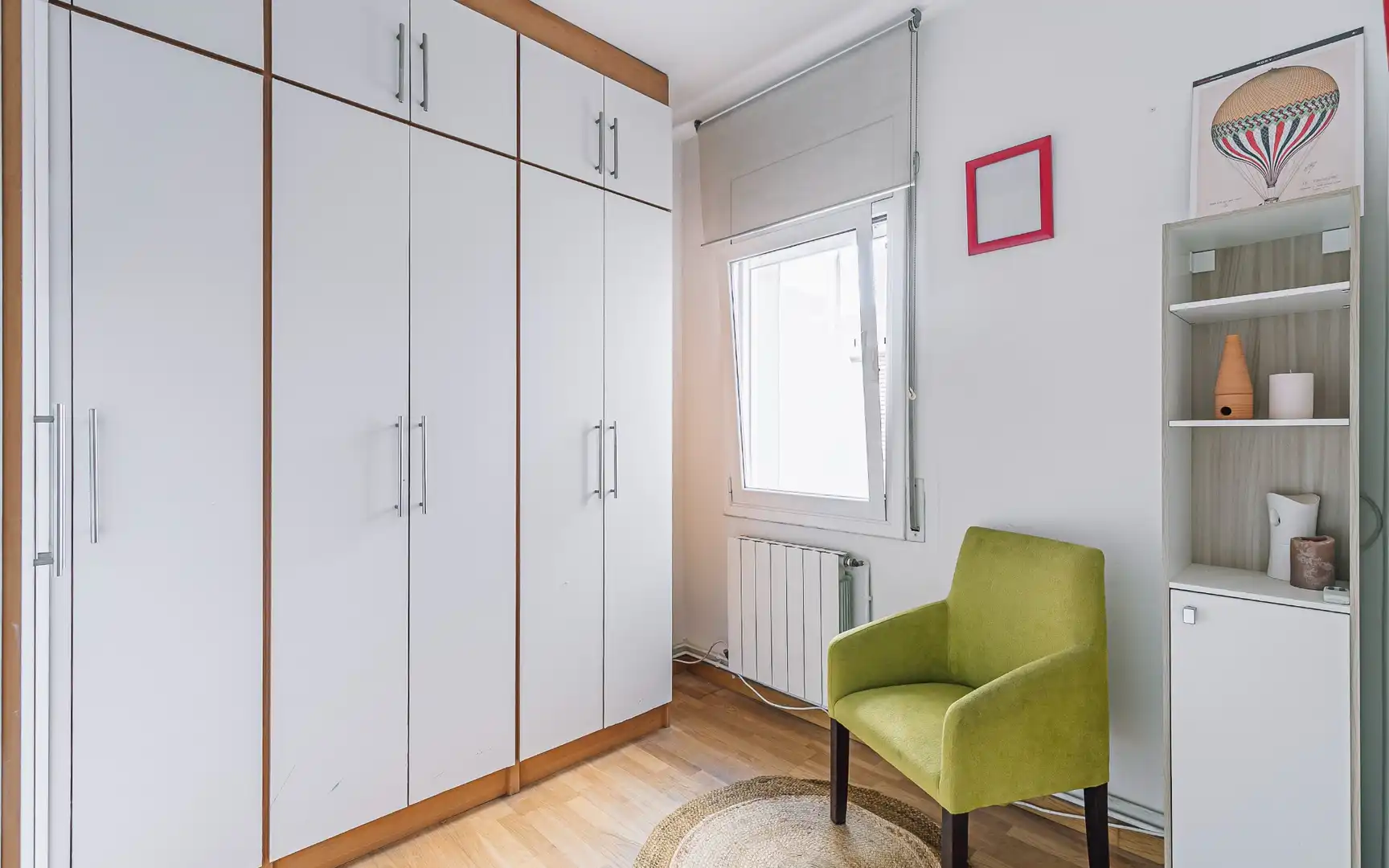 Schlafzimmer von Dachboden zum Verkauf in Barcelona mit Klimaanlage, Terrasse und Möbliert