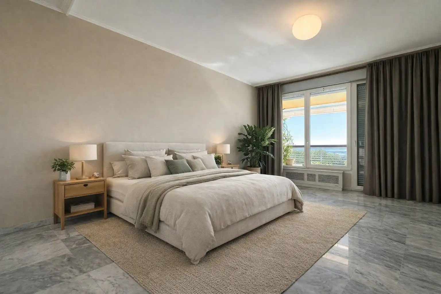 Dormitori de Apartament en venda en Alicante / Alacant amb Aire condicionat, Calefacció i Jardí privat