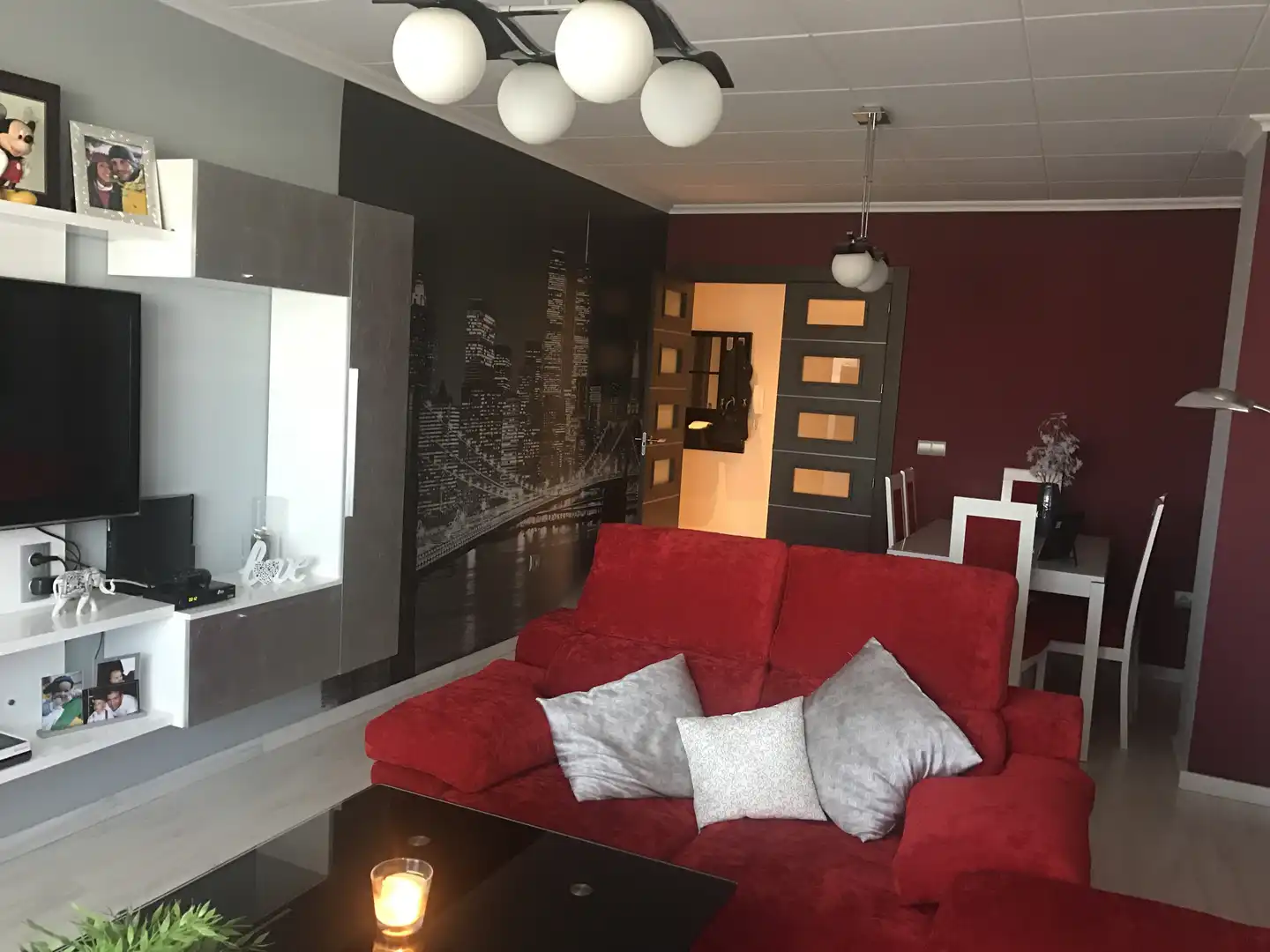 Wohnzimmer von Wohnung zum Verkauf in Guadix mit Privatgarten, Abstellraum und Schwimmbad