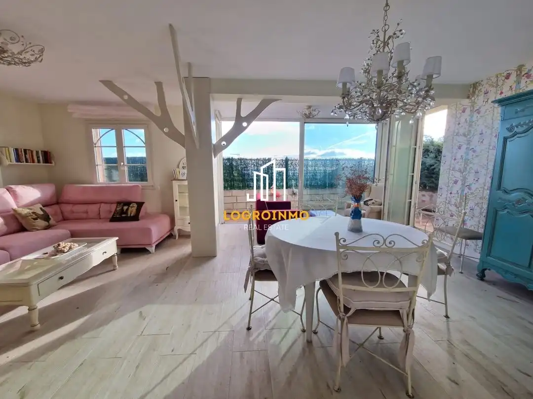 Dining room of Houses for sale in Lapoblación  with Heating, Private garden and Parquet flooring