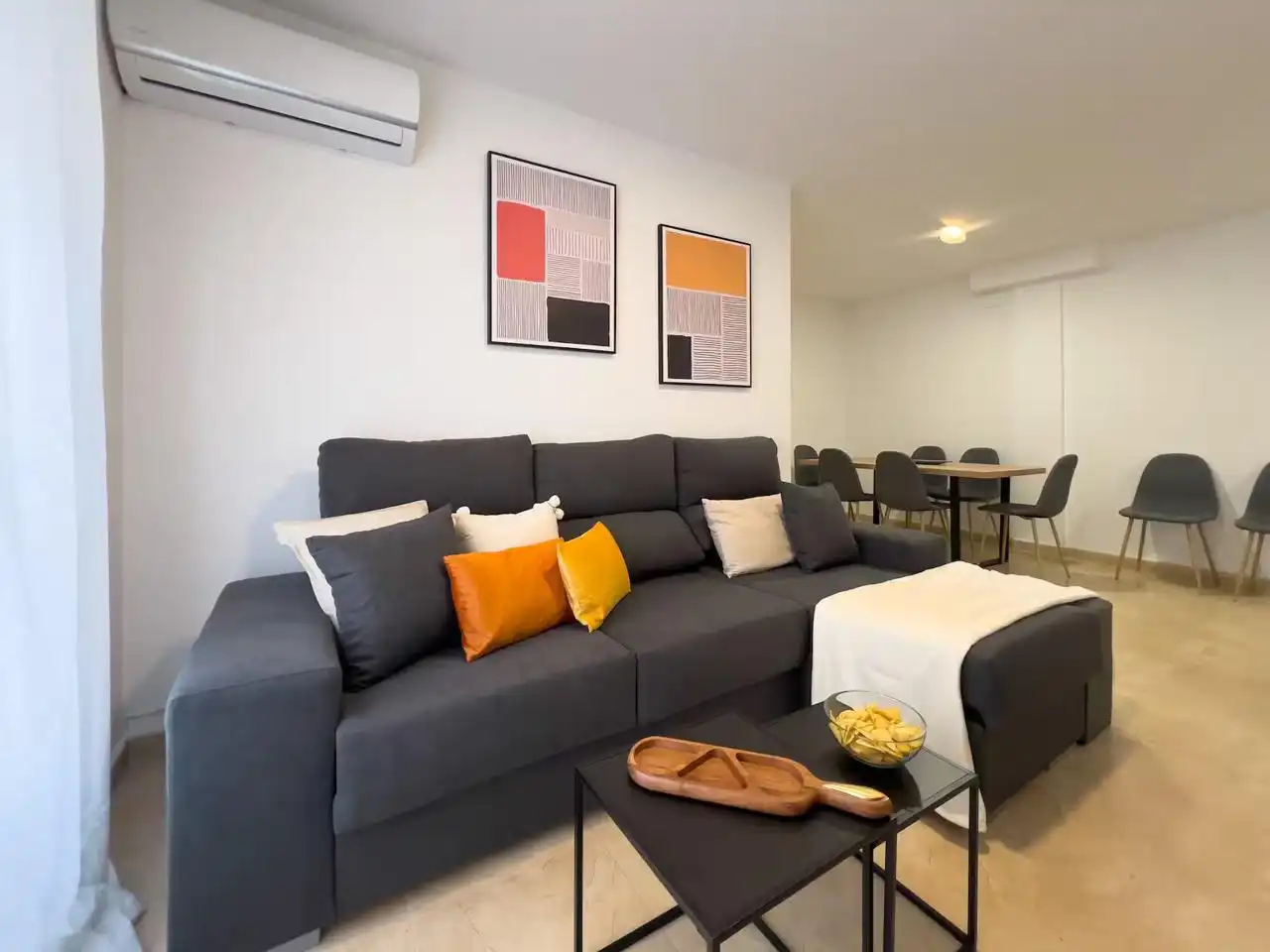 Wohnzimmer von Wohnung zur Miete in Centre - Sant Josep - Sanfeliu