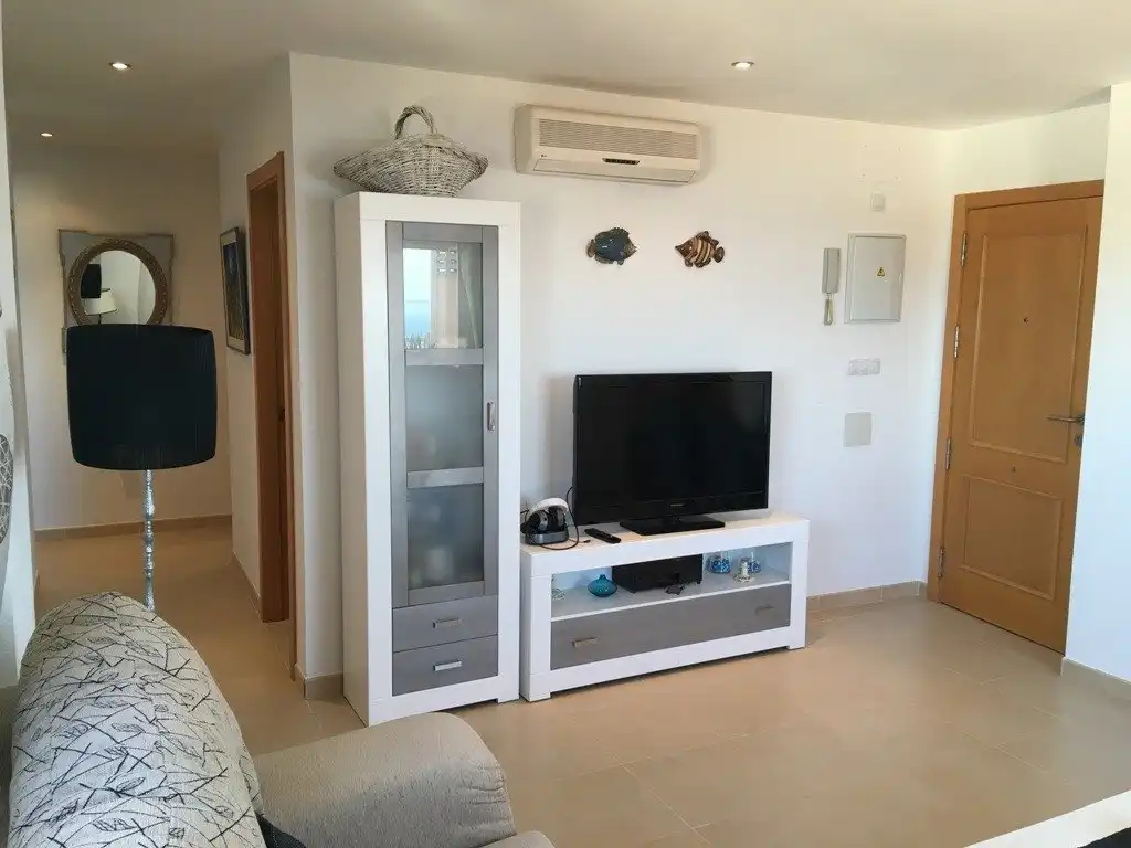 Wohnzimmer von Wohnung zum Verkauf in Cartagena mit Klimaanlage, Terrasse und Gemeinschaftspool
