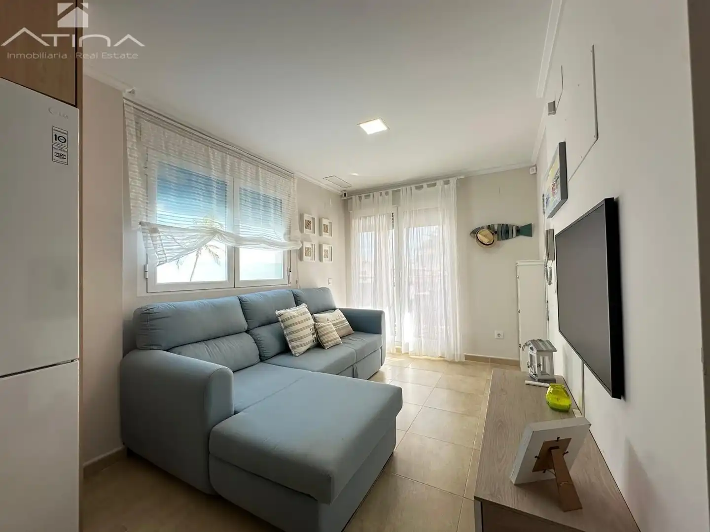 Sala d'estar de Apartament en venda en Bellreguard amb Aire condicionat i Terrassa