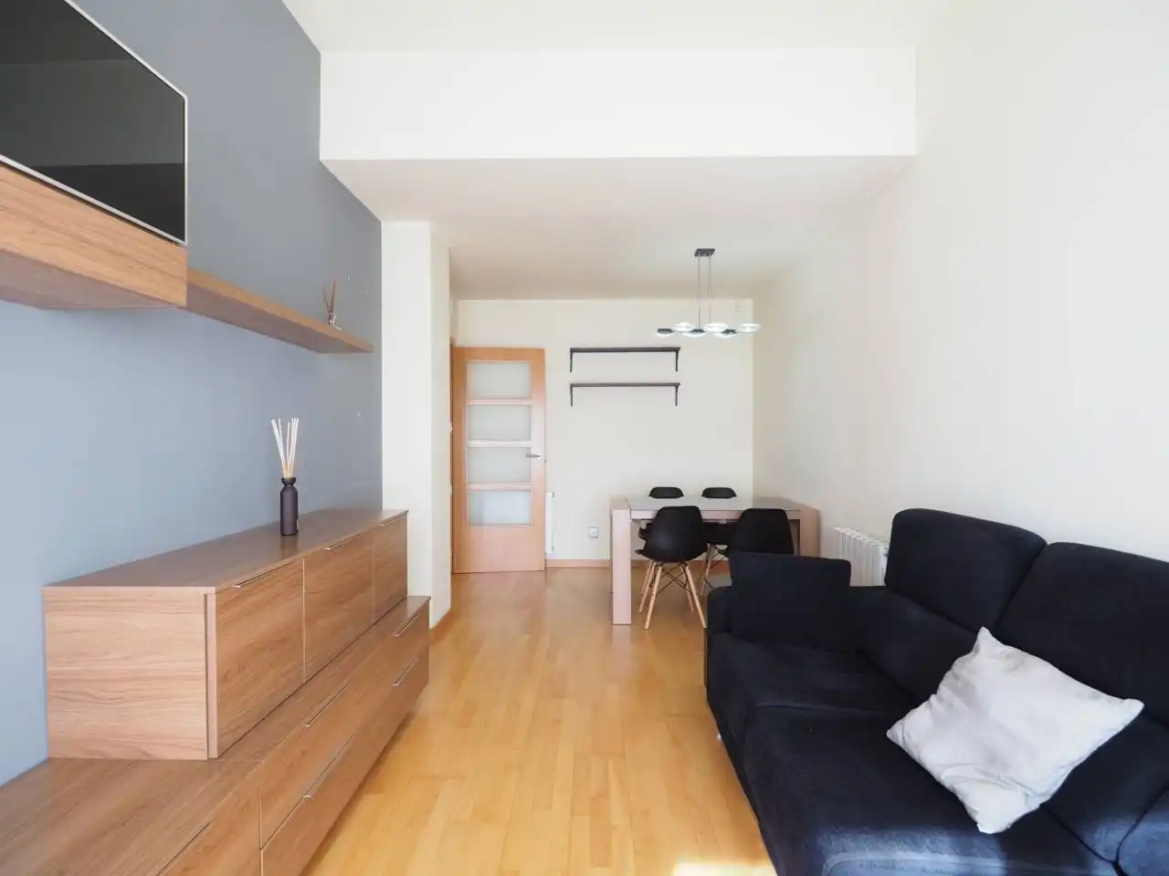 Sala de estar de Piso en venta en Granollers con Aire acondicionado, Calefacción y Parquet
