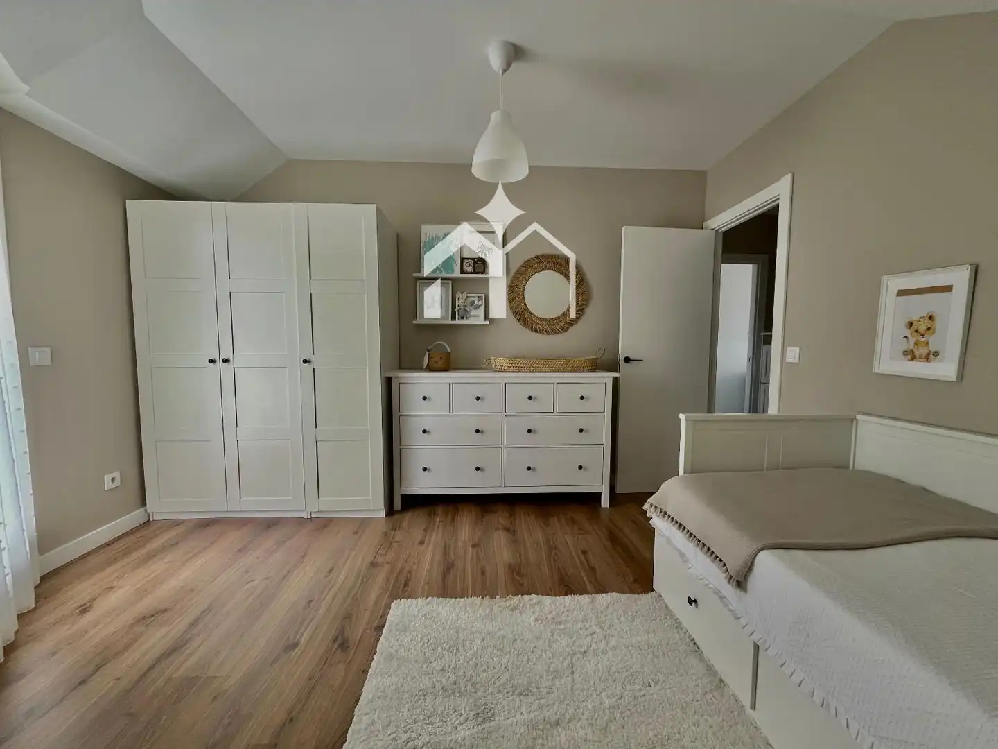 Schlafzimmer von Maisonette zum Verkauf in Moaña mit Heizung, Terrasse und Möbliert