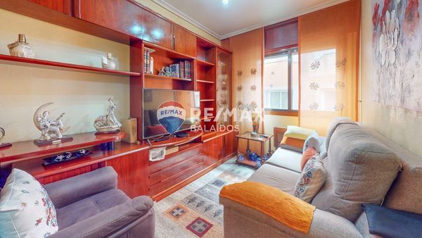 Bedroom of Flat for sale in Vigo   with Heating, Parquet flooring and Terrace