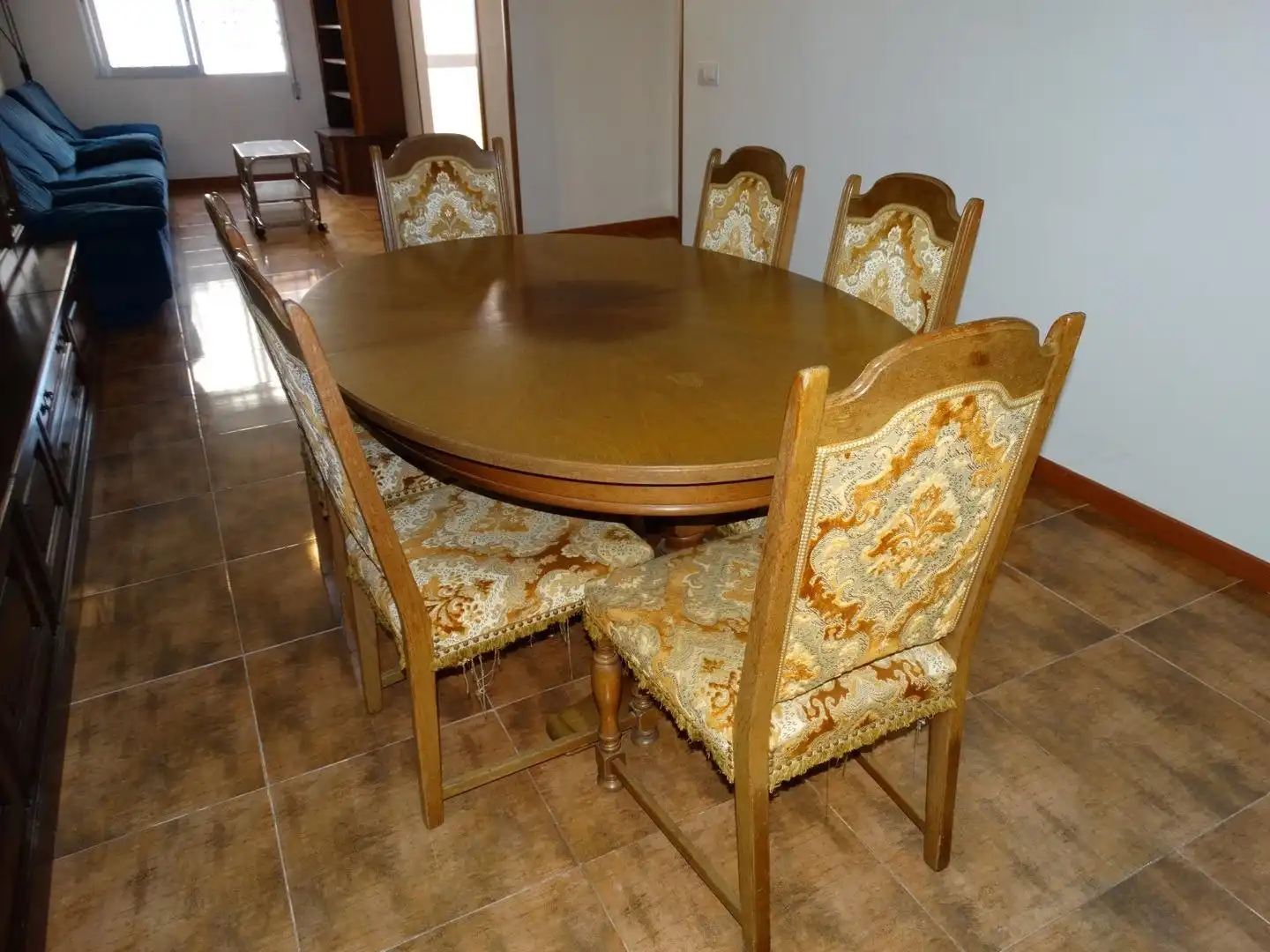 Dining room of Ground floor for sale in Amposta  with Terrace, Storage room and Furnished
