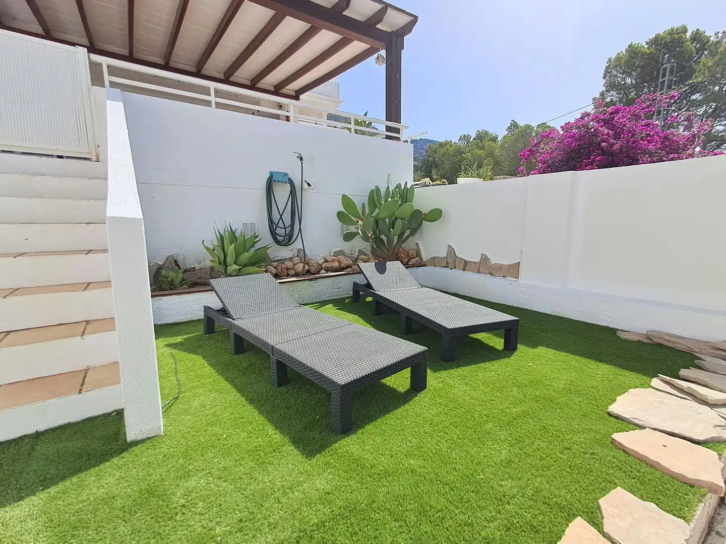 Terrassa de Finca rústica de lloguer en Altea la Vella