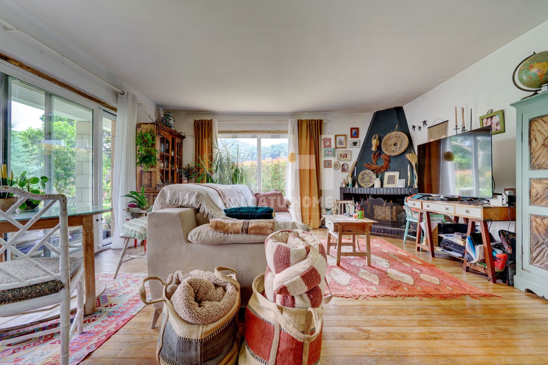 Sala d'estar de Casa o xalet en venda en Oiartzun amb Calefacció, Jardí privat i Terrassa