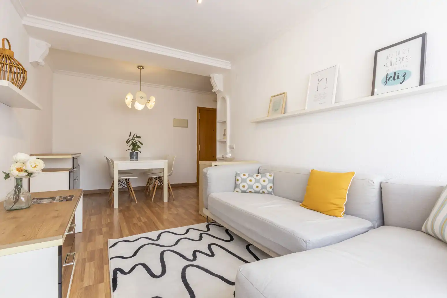 Wohnzimmer von Wohnung zum Verkauf in Foios mit Klimaanlage und Parkett