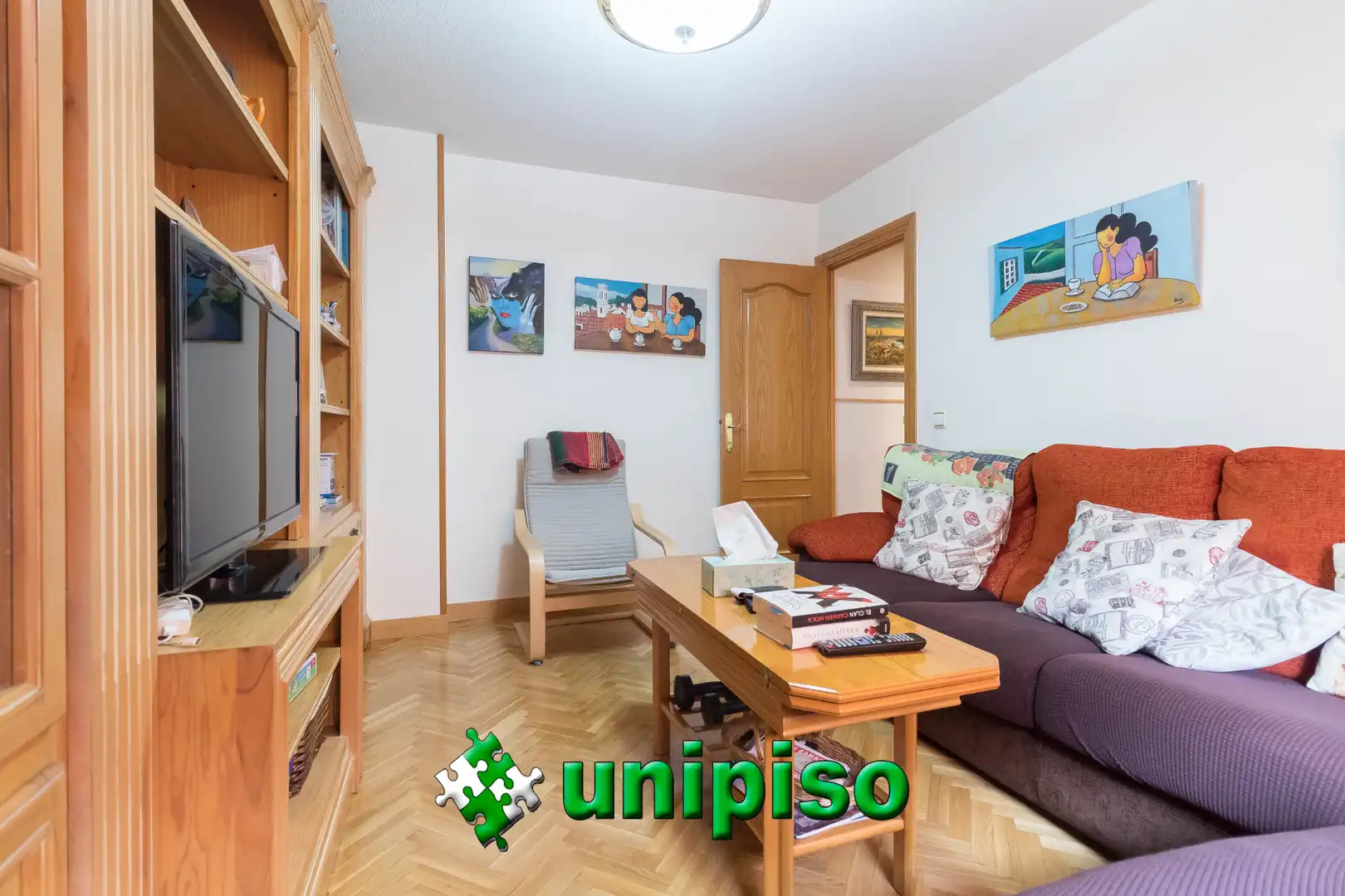 Wohnzimmer von Maisonette zum Verkauf in Leganés mit Klimaanlage, Heizung und Parkett