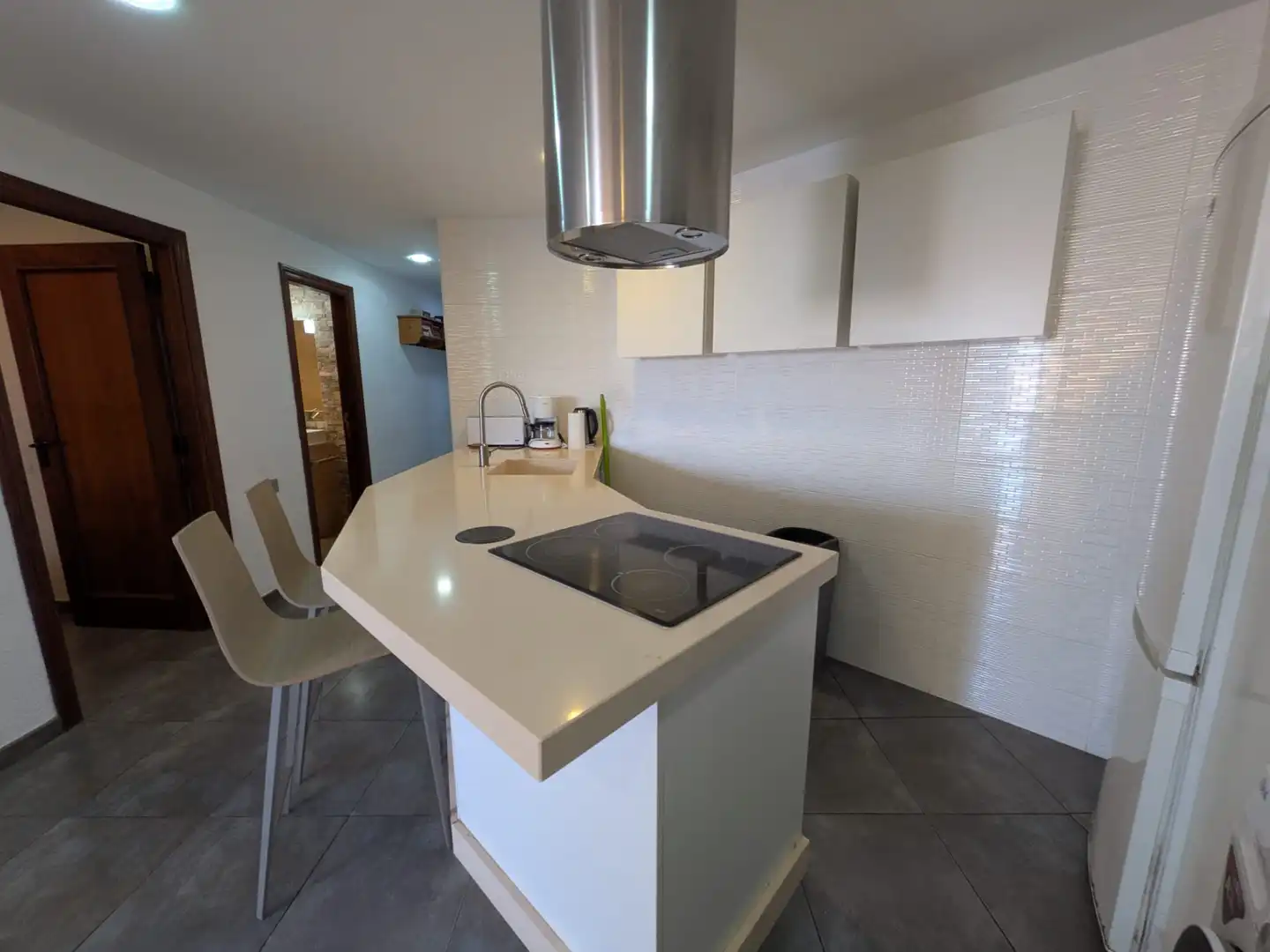 Kitchen of Flat for sale in Granadilla de Abona  with Storage room, Furnished and Oven